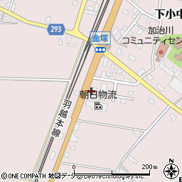 ＪＡ金塚ＳＳ周辺の地図