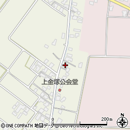 新潟県新発田市金塚428周辺の地図