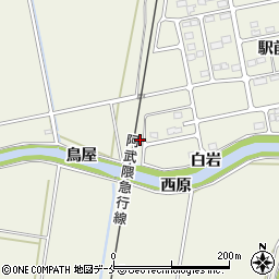 宮城県角田市岡駅前南1周辺の地図