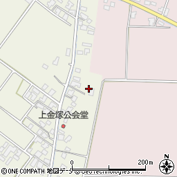 新潟県新発田市金塚104周辺の地図