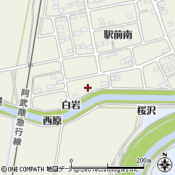 宮城県角田市岡駅前南3周辺の地図