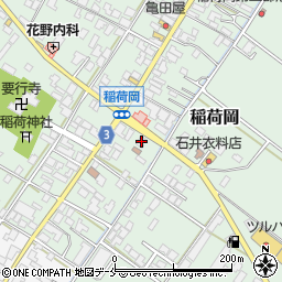 新潟県新発田市稲荷岡2073周辺の地図