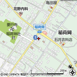 新潟県新発田市稲荷岡2076周辺の地図