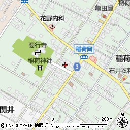 新潟県新発田市稲荷岡2299周辺の地図