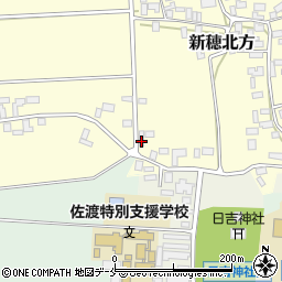 新潟県佐渡市新穂北方614周辺の地図