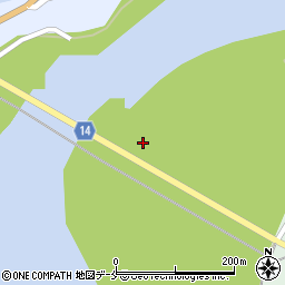 東根橋周辺の地図