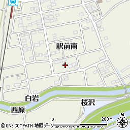 宮城県角田市岡駅前南17周辺の地図