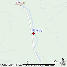 宮城県刈田郡七ヶ宿町茂ケ沢129周辺の地図