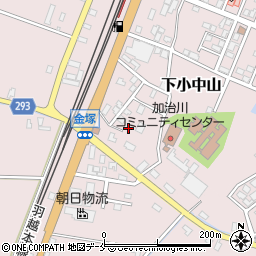 新潟県新発田市下小中山277周辺の地図
