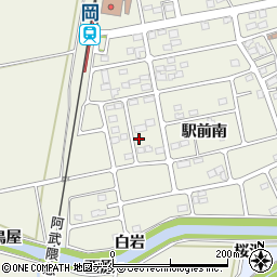 宮城県角田市岡駅前南10-14周辺の地図