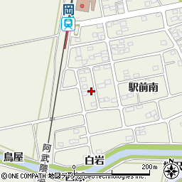 宮城県角田市岡駅前南9-5周辺の地図