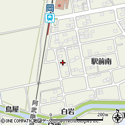 宮城県角田市岡駅前南9周辺の地図