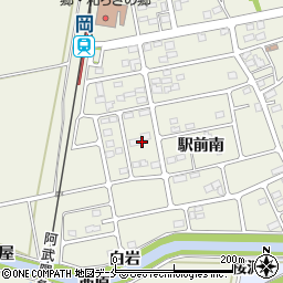 宮城県角田市岡駅前南10周辺の地図