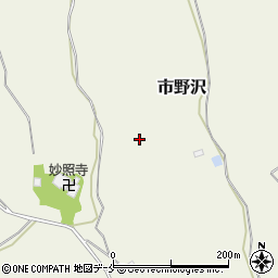 新潟県佐渡市市野沢周辺の地図