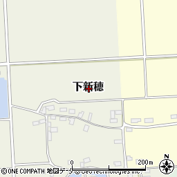 新潟県佐渡市下新穂周辺の地図