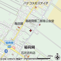 新潟県新発田市稲荷岡2043周辺の地図