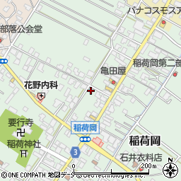 新潟県新発田市稲荷岡2123周辺の地図
