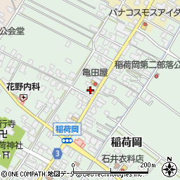 新潟県新発田市稲荷岡2126周辺の地図
