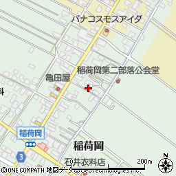 新潟県新発田市稲荷岡2038周辺の地図