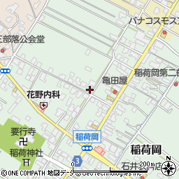 新潟県新発田市稲荷岡2232周辺の地図