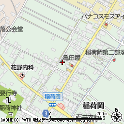 新潟県新発田市稲荷岡2189周辺の地図
