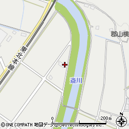 斉ケ川周辺の地図