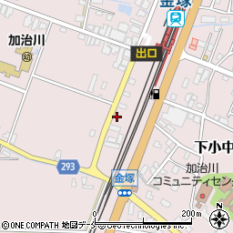 新潟県新発田市下小中山240-1周辺の地図