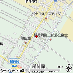 新潟県新発田市稲荷岡2030周辺の地図