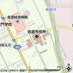 新潟県佐渡市周辺の地図