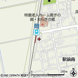 宮城県角田市岡駅前南12-13周辺の地図