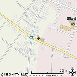 新潟県新発田市金塚457周辺の地図