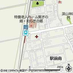 宮城県角田市岡駅前南12周辺の地図