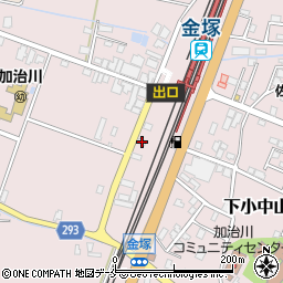 新潟県新発田市下小中山238-1周辺の地図