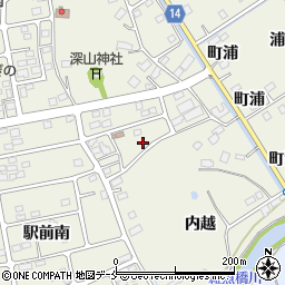 宮城県角田市岡駅前南26周辺の地図