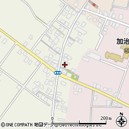 新潟県新発田市金塚463周辺の地図