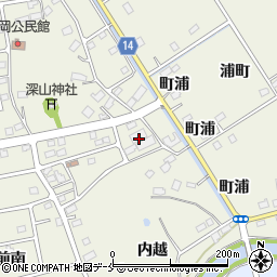 宮城県角田市岡駅前南28周辺の地図