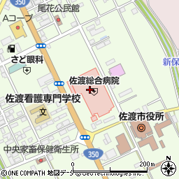 佐渡総合病院 レストラン周辺の地図