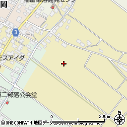 新潟県新発田市下中沢周辺の地図