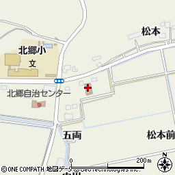 北郷郵便局 ＡＴＭ周辺の地図