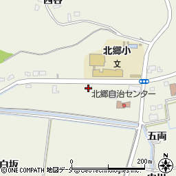 宮城県角田市岡阿弥陀入周辺の地図