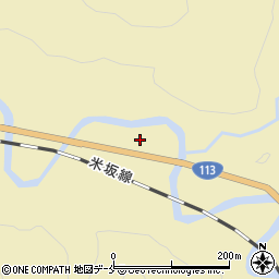 国土交通省米沢国道維持出張所沼沢ステーション周辺の地図