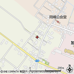 新潟県新発田市金塚521周辺の地図