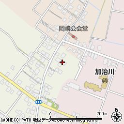新潟県新発田市金塚501周辺の地図