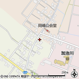 新潟県新発田市金塚505周辺の地図