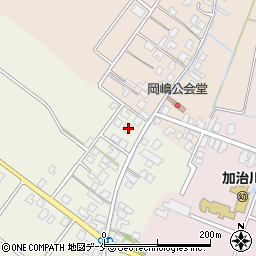新潟県新発田市金塚515周辺の地図