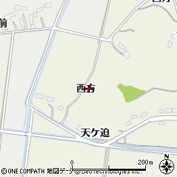 宮城県角田市岡西方113周辺の地図