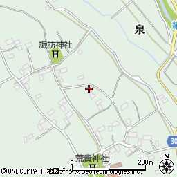 新潟県佐渡市泉周辺の地図