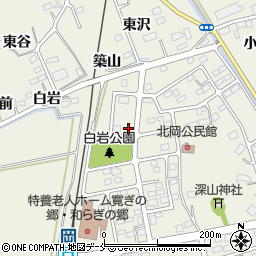 宮城県角田市岡駅前北6-7周辺の地図