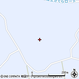 宮城県角田市毛萱（万平）周辺の地図