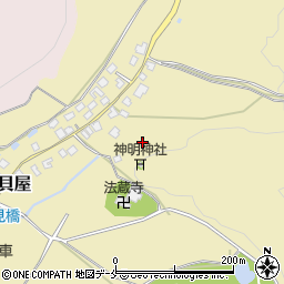 新潟県新発田市貝屋周辺の地図
